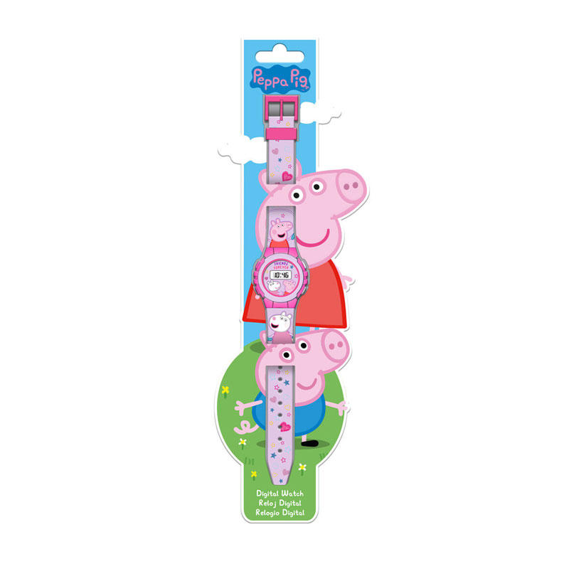 Reloj digital Peppa Pig Friends 22cm Kilumio