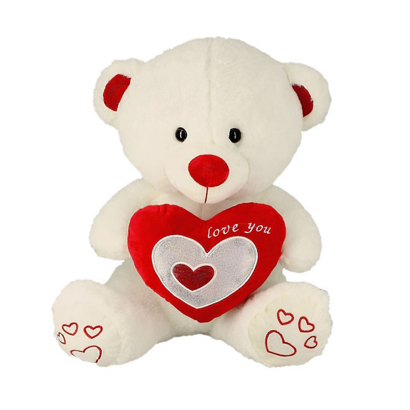 Peluche Oso c coraz n Love you 42cm Kilumio