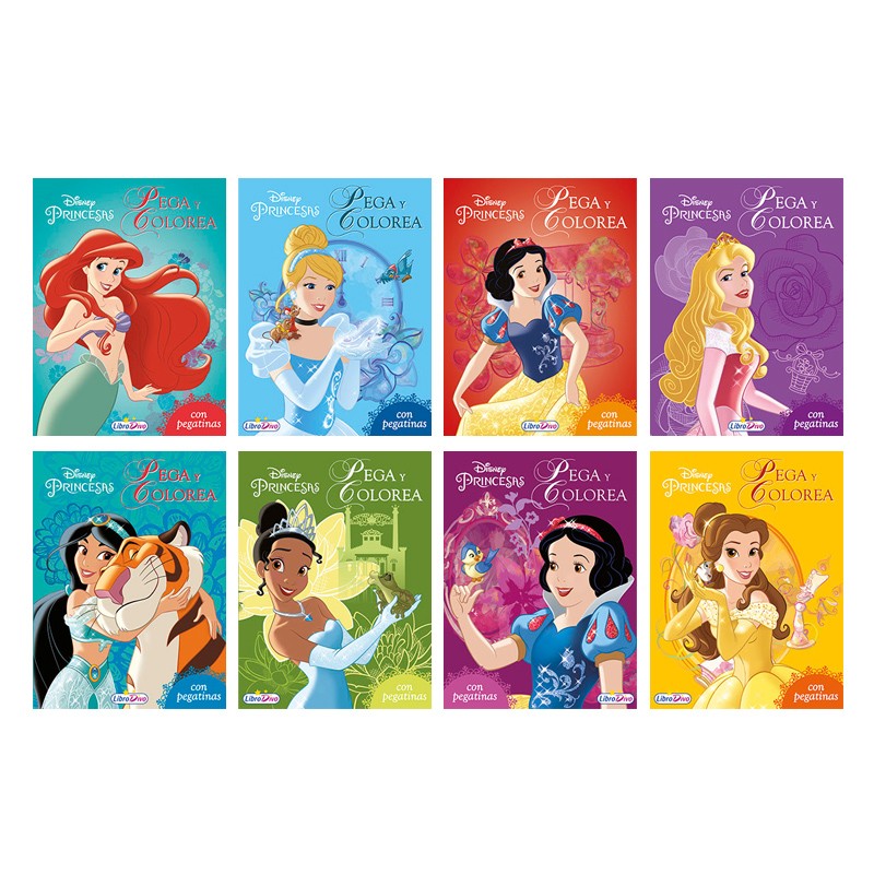 LIBRO PRIMERAS PEGATINAS PRINCESAS DISNEY