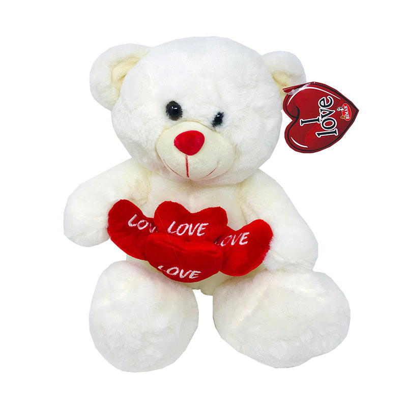 peluche de oso con corazon