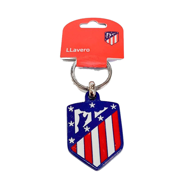 Llavero Atlético de Madrid en Plata de Ley 925, Insignia Equipo de