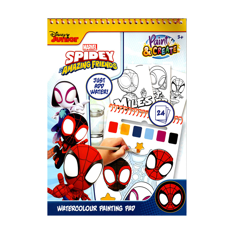 Coffret Activité 5-en-1 Spiderman Pour Enfants - Coloriage Et Jeux - Dimensions 55 X 4,5 X 39 Cm