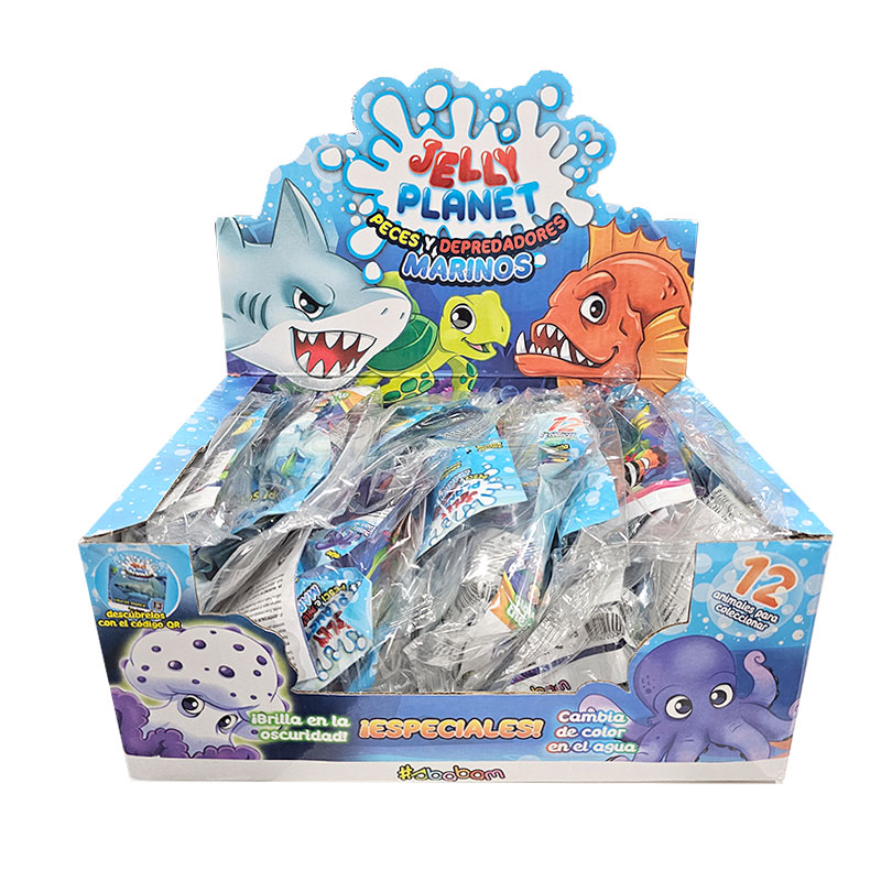 Expositor figuras Jelly Planet Peces y Depredadores Marinos Kilumio