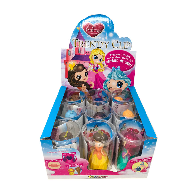Expositor 12 Mini Muñecas Princesas Disney - Kilumio