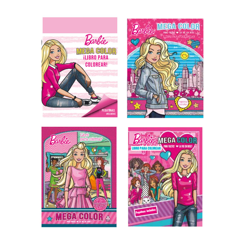 Libro pegatinas Barbie