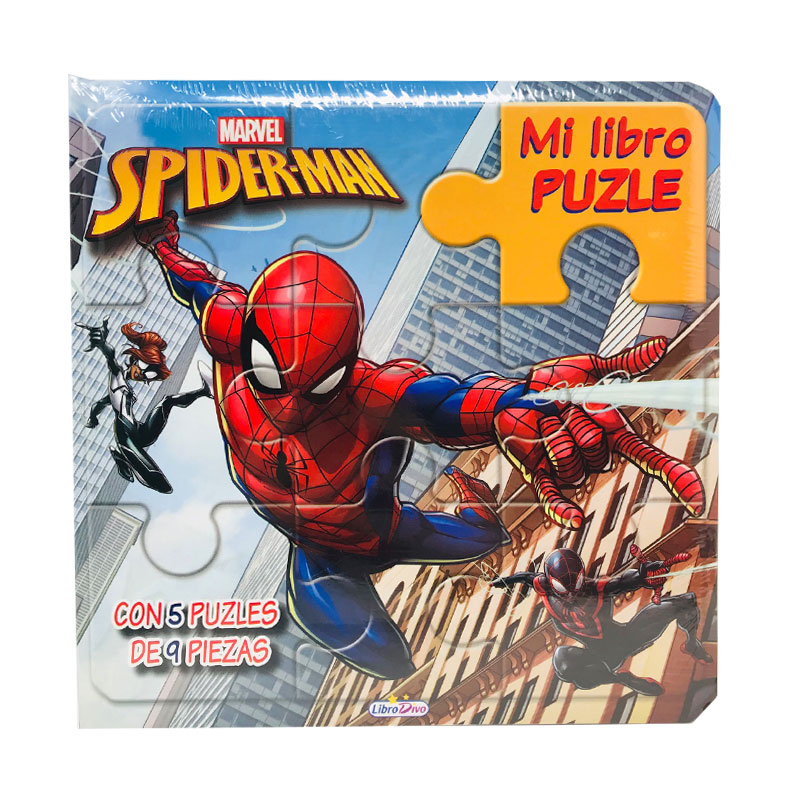 Mi Libro Puzle Spiderman Marvel 20x20cm 12 páginas - Kilumio