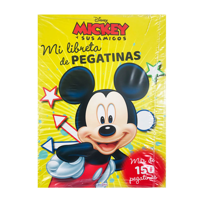 Libros c/pegatina Mickey y sus amigos 28x21cm - Kilumio