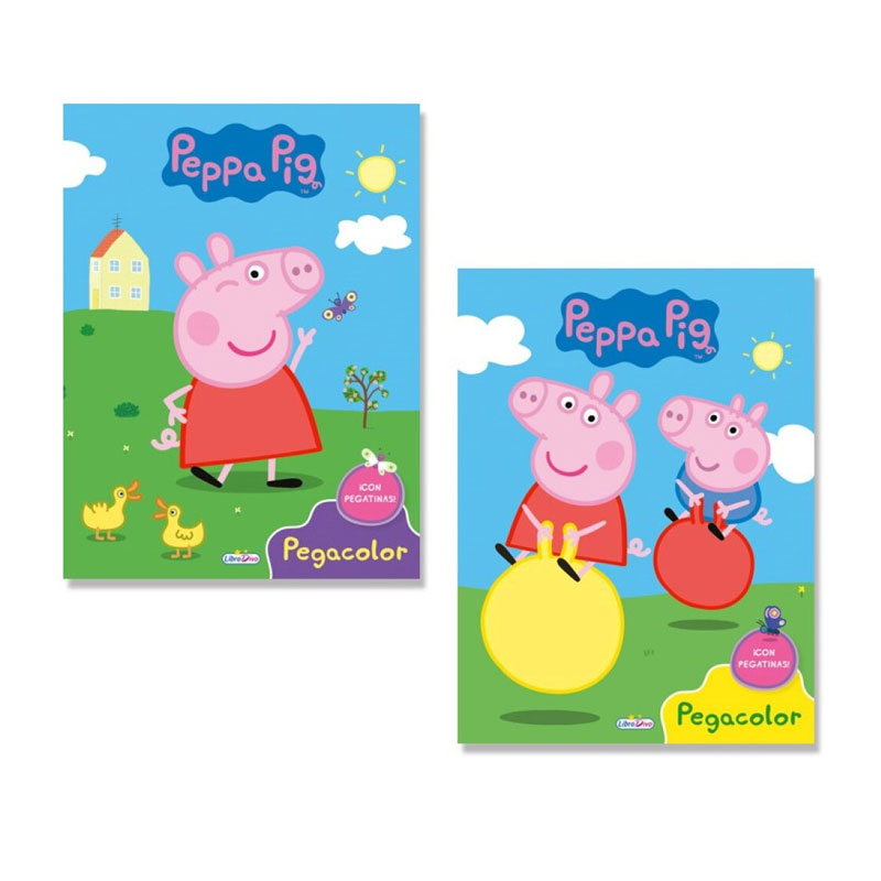 Libros Pegacolor Peppa Pig - Kilumio